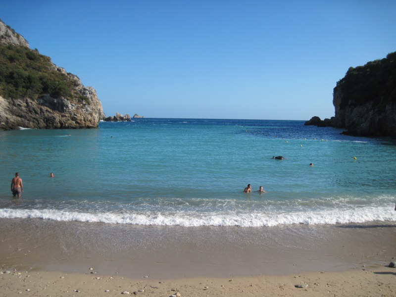 Paleokastritsa, featuring several beaches in as many bays, edged by lush hills and rocky capes, is among Corfu's top resorts.