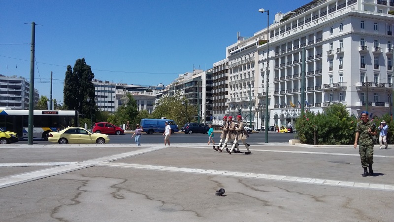 Syntagma Square is the main Athens square and one of the Greek capital's top attractions, featuring upscale shops and hotels.
